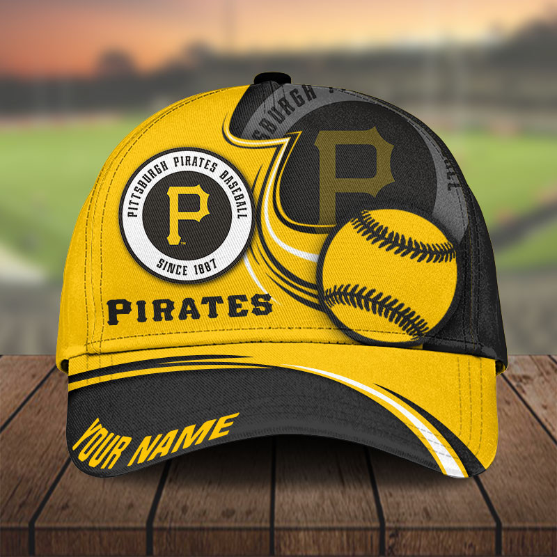 Adeenyc Pittsburgh Pirates Personalized Hats Baseball Caps Classic Caps for men, women