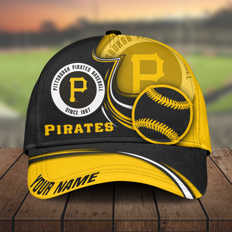 Adeenyc Pittsburgh Pirates Personalized Hats Baseball Caps Classic Caps for men, women