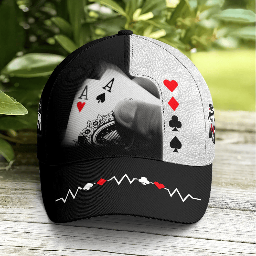 Adeenyc Poker The Aces Classic Leather Baseball Cap Trucker Hats Custom Hats Gifts For Men & Women