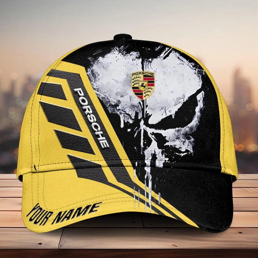 Adeenyc Porsche Cap for Car Lovers, All-Over Printed Customized Hat Baseball Cap Classic Hat