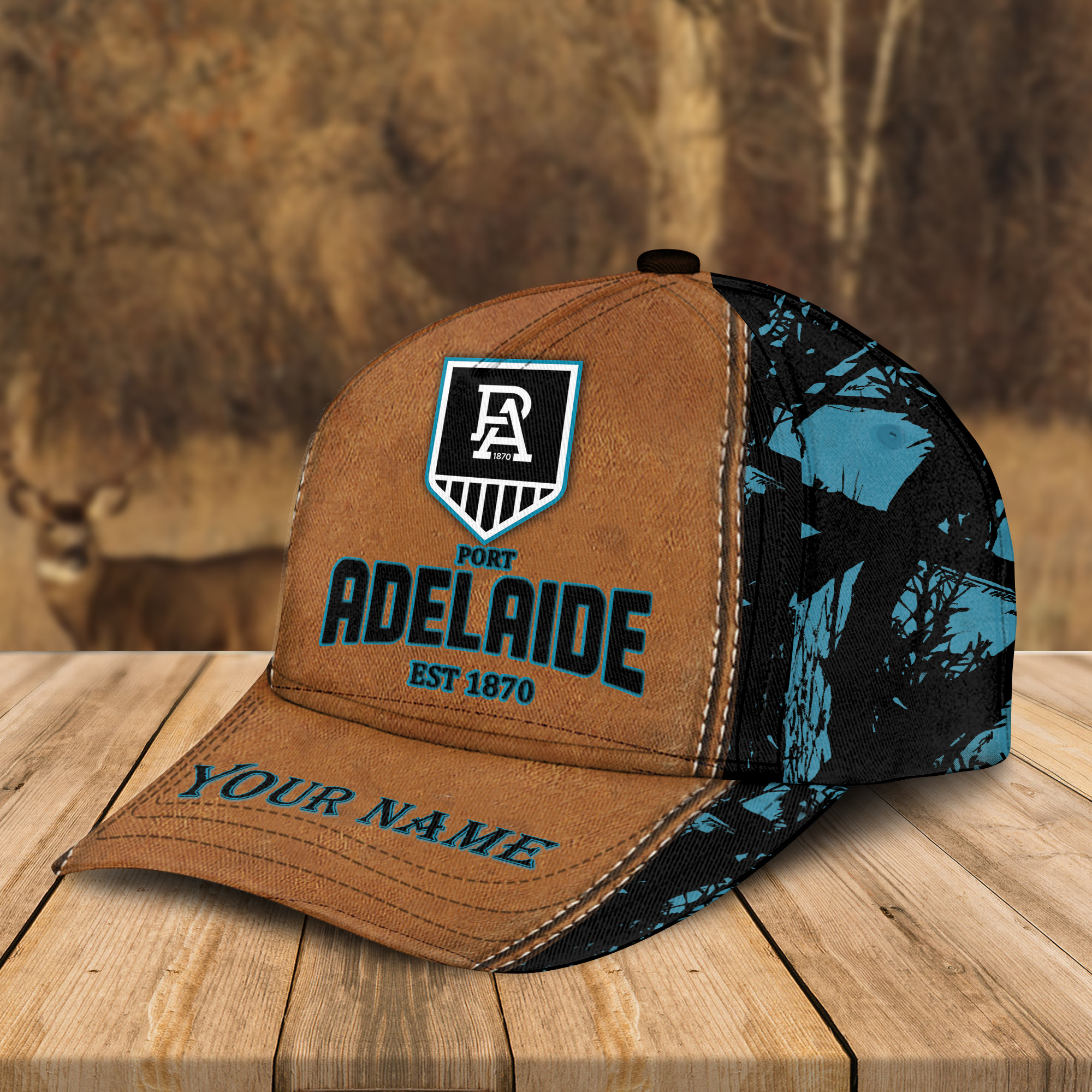 Adeenyc Port Adelaide AFL Personalized Classic Cap Best Gift For Fans