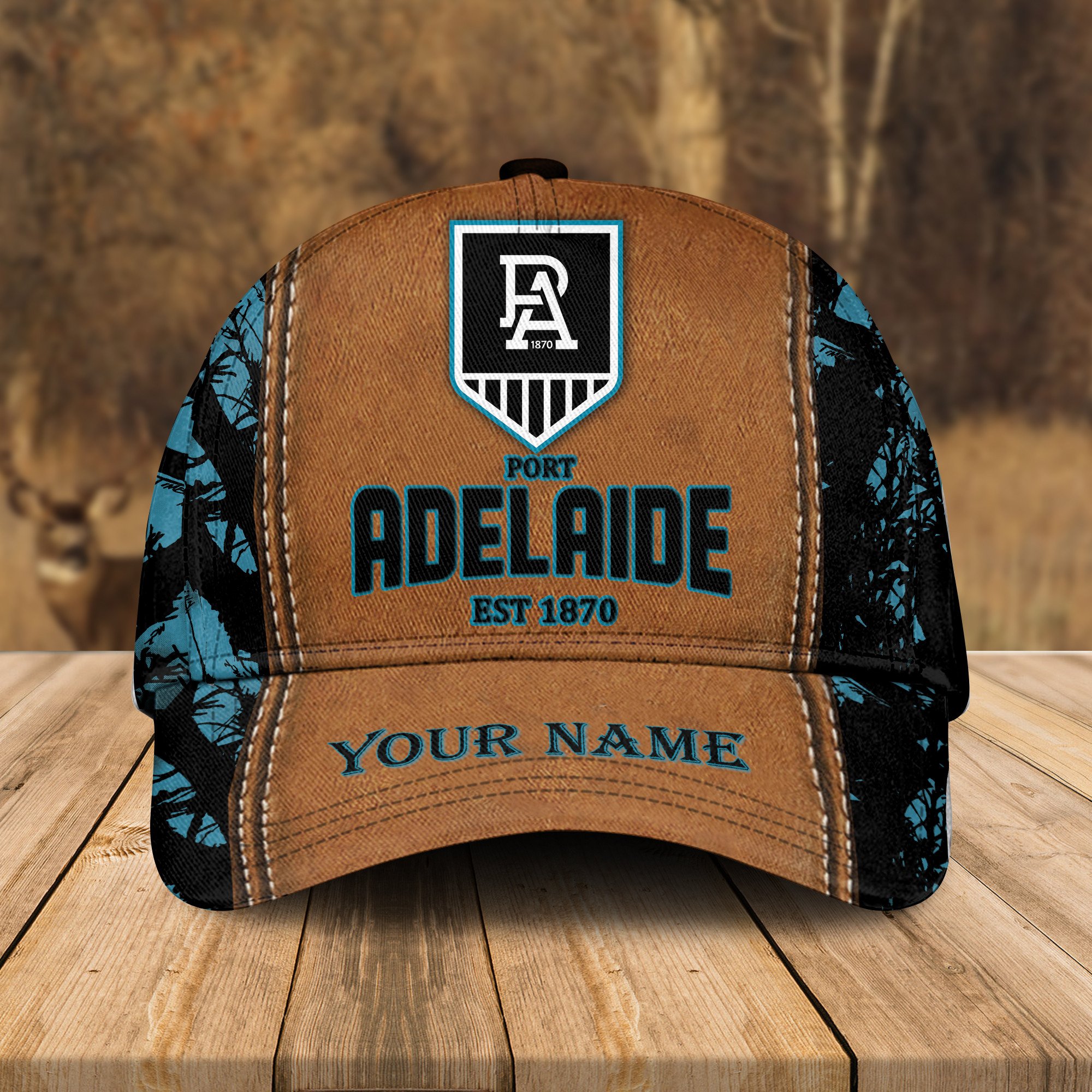 Adeenyc Port Adelaide AFL Personalized Classic Cap Best Gift For Fans