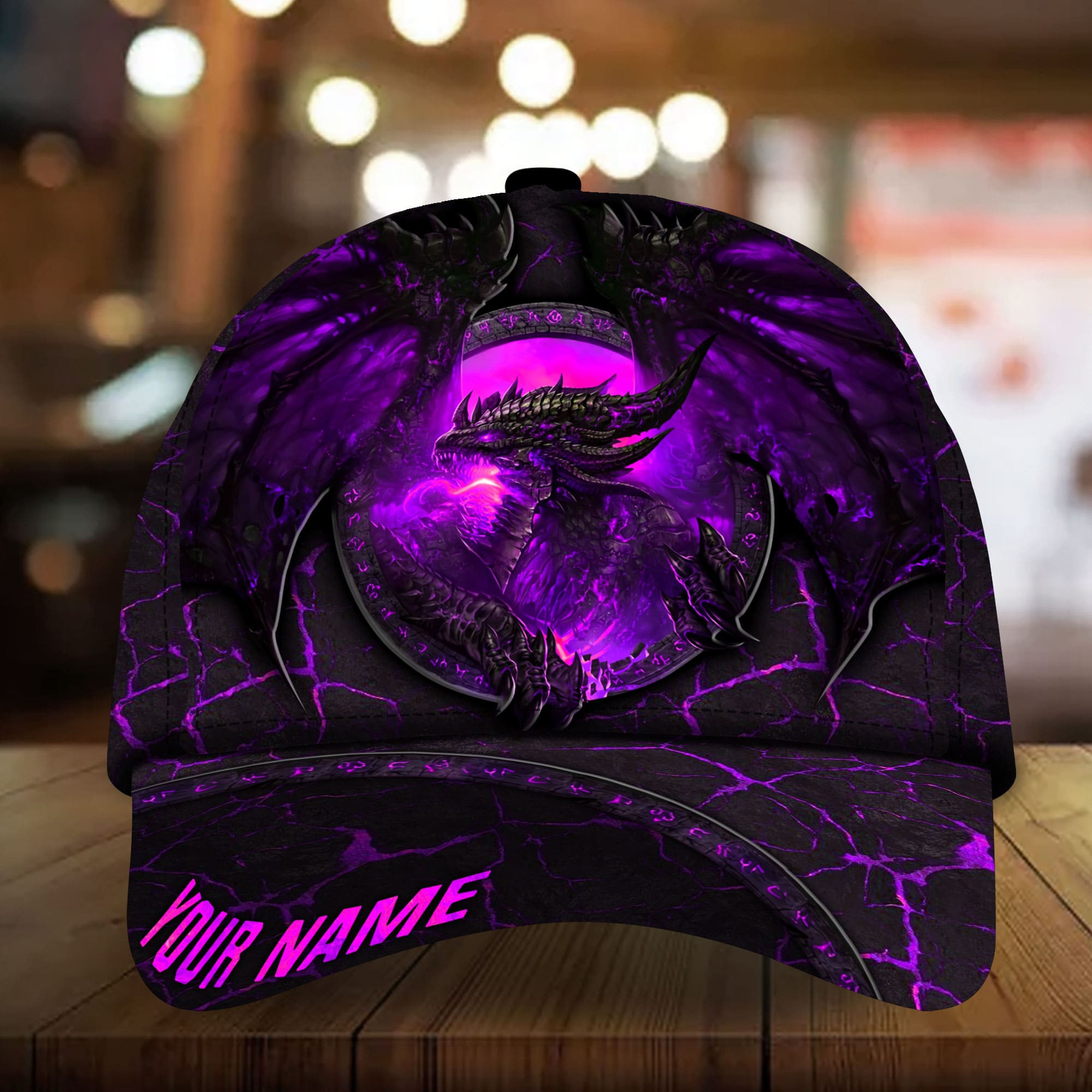 Adeenyc - Premium Unique Dragon 3D Hats For Dragon Lovers Multicolor Personalized Name Custom Name Trucker Hats Custom Hats Gifts For Men & Women