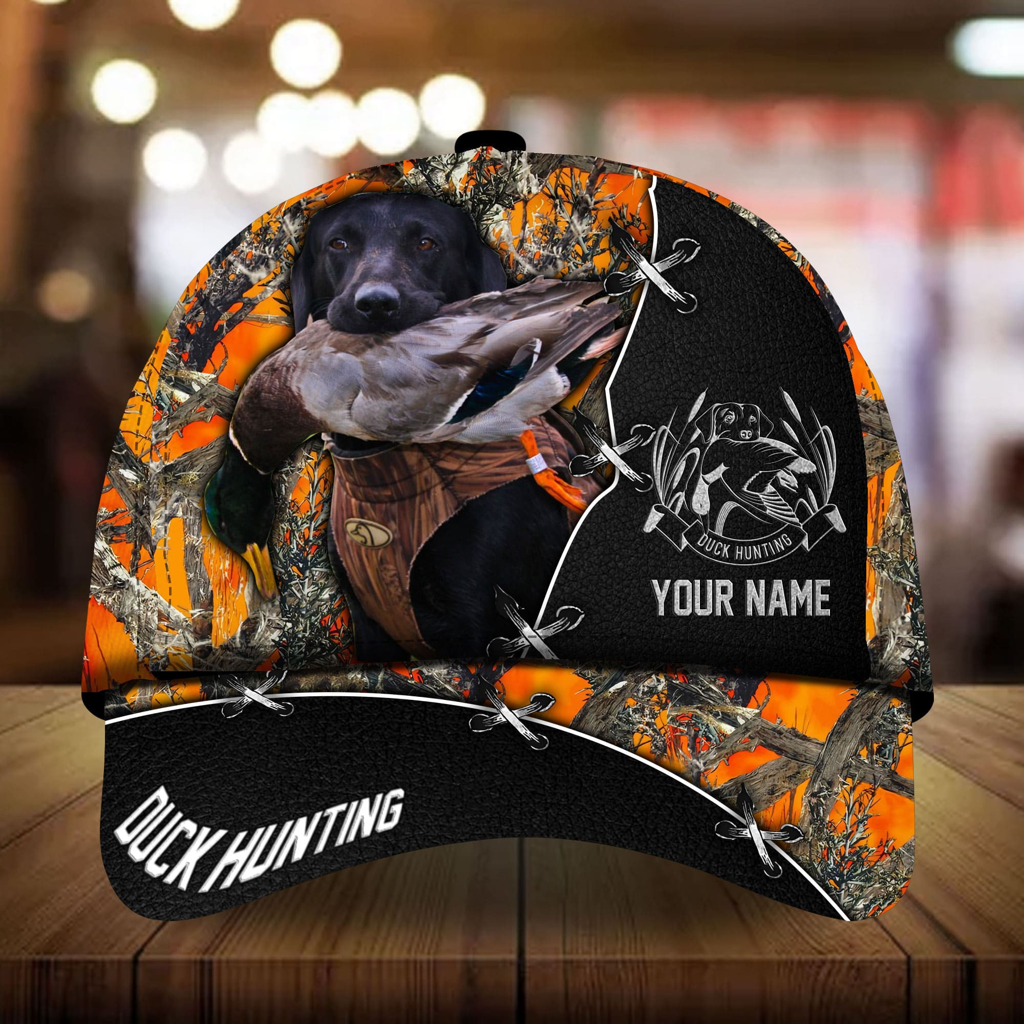 Adeenyc - Premium Unique Duck Hunting Hats 3D Multicolor Personalized Name Custom Name Trucker Hats Custom Hats Gifts For Men & Women