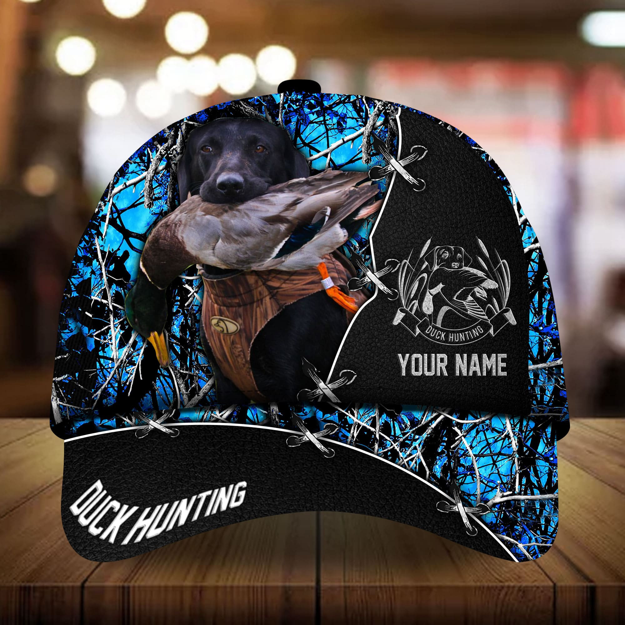 Adeenyc - Premium Unique Duck Hunting Hats 3D Multicolor Personalized Name Custom Name Trucker Hats Custom Hats Gifts For Men & Women