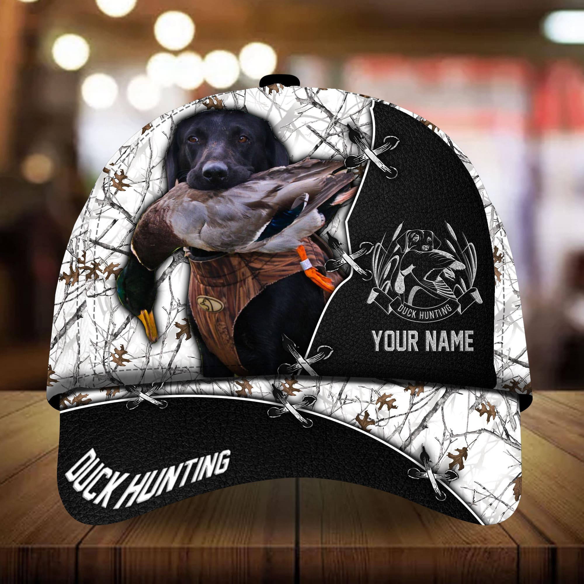 Adeenyc - Premium Unique Duck Hunting Hats 3D Multicolor Personalized Name Custom Name Trucker Hats Custom Hats Gifts For Men & Women