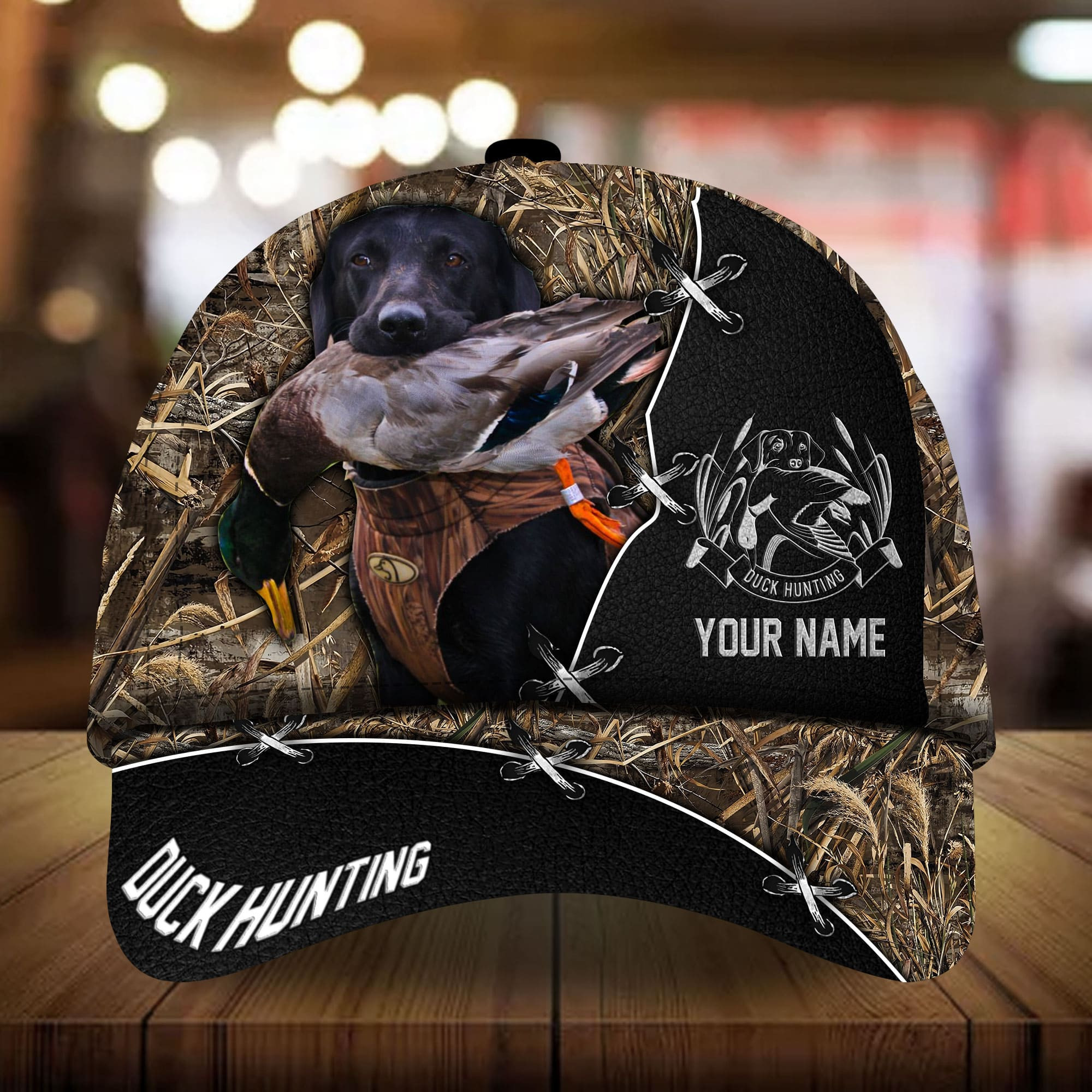 Adeenyc - Premium Unique Duck Hunting Hats 3D Multicolor Personalized Name Custom Name Trucker Hats Custom Hats Gifts For Men & Women