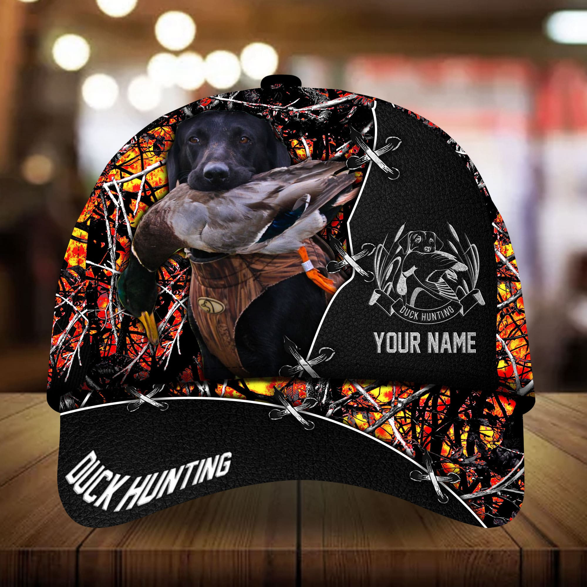 Adeenyc - Premium Unique Duck Hunting Hats 3D Multicolor Personalized Name Custom Name Trucker Hats Custom Hats Gifts For Men & Women