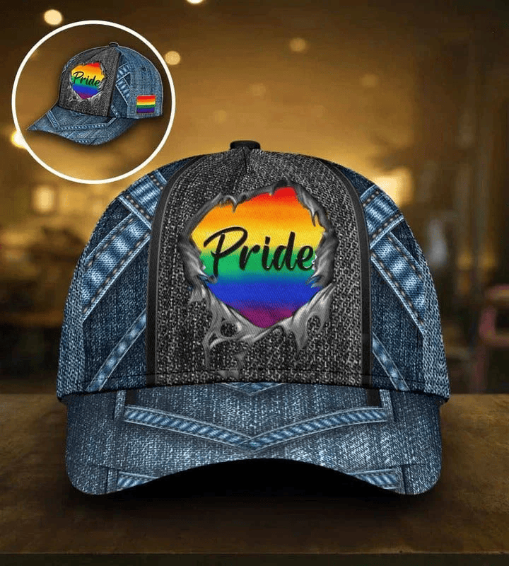 Adeenyc Pride Baseball Cap, Lgbt Modern Style Love Is Love Form All Over Printing Classic Cap Hat Trucker Hats Custom Hats Gifts For Men & Women