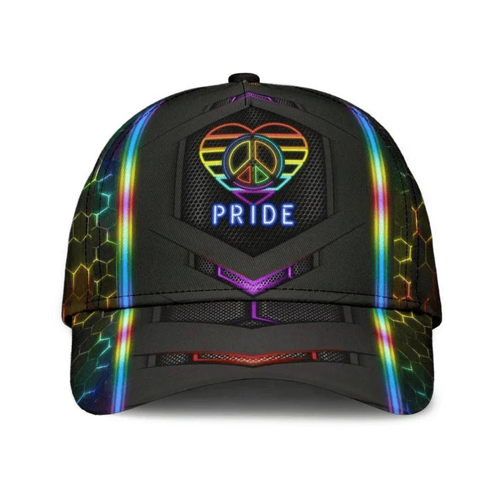 Adeenyc Pride Baseball Cap Peace Hope Love Pride LGBT 3D Printed Baseball Cap Hat, Pride Gifts Trucker Hats Custom Hats Gifts For Men & Women