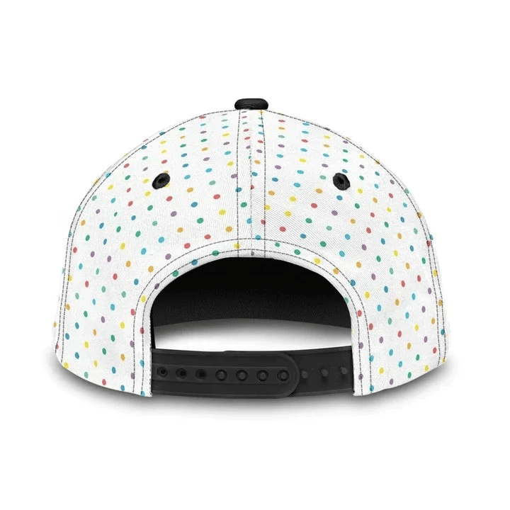 Adeenyc Pride Baseball Cap, Stop Hate Bright Color LGBT Printing Baseball 3D Cap Hat Trucker Hats Custom Hats Gifts For Men & Women