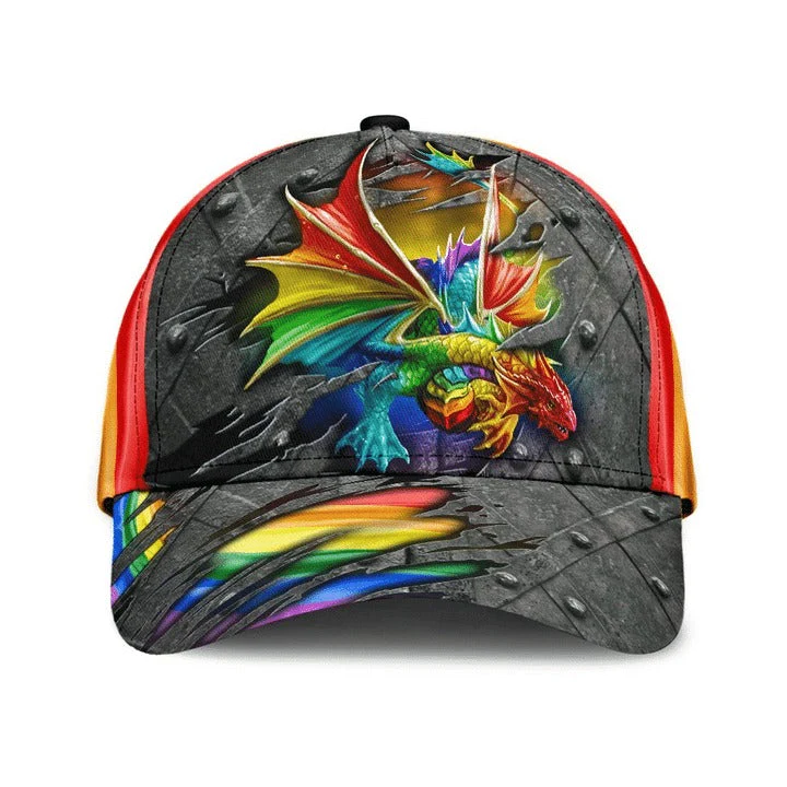 Adeenyc Pride Baseball Cap, Stop Hate Bright Color LGBT Printing Baseball 3D Cap Hat Trucker Hats Custom Hats Gifts For Men & Women