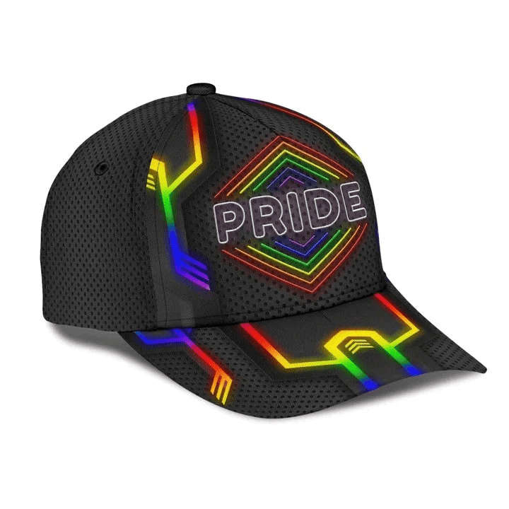 Adeenyc Pride Rainbow Color Baseball Cap For Lgbt, Pride Cap, Lgbt Accessories, Transgender Cap Hat Trucker Hats Custom Hats Gifts For Men & Women