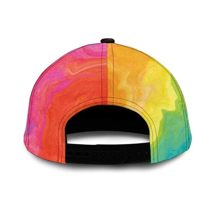 Adeenyc Pride Rainbow Colors Baseball Cap, Beagle In Dog Years I'm Gay LGBT 3D Print Baseball Cap Hat Trucker Hats Custom Hats Gifts For Men & Women