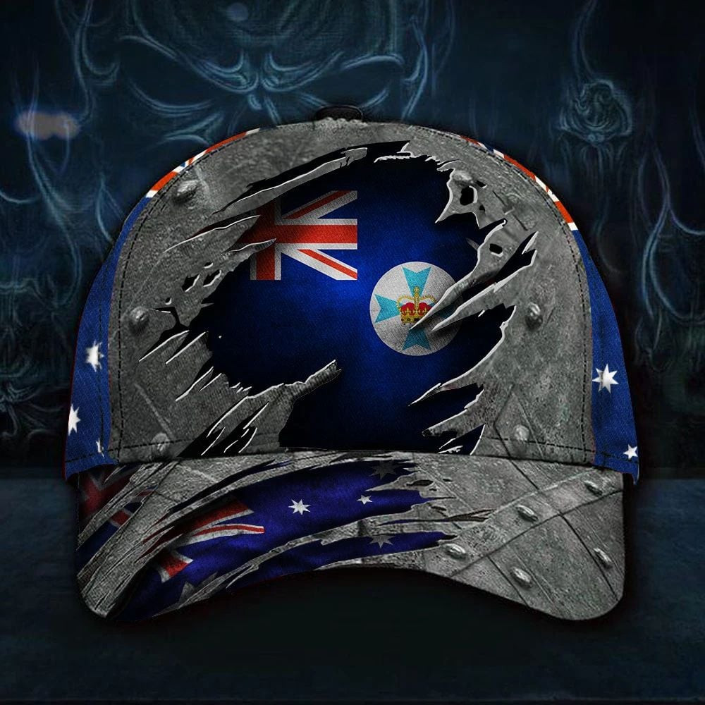 Adeenyc Queensland State 3D Hat Aus Hat Vintage Classic Cap Australian Hat Father's Day Gift Ideas For Dad Trucker Hats Custom Hats Gifts For Men & Women