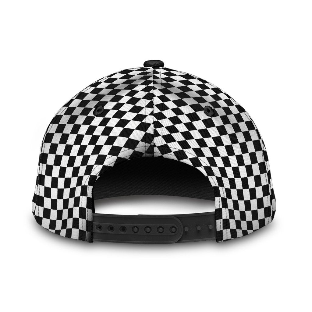Adeenyc Racing Skull All Over Print Classic Cap Trucker Hats Custom Hats Gifts For Men & Women