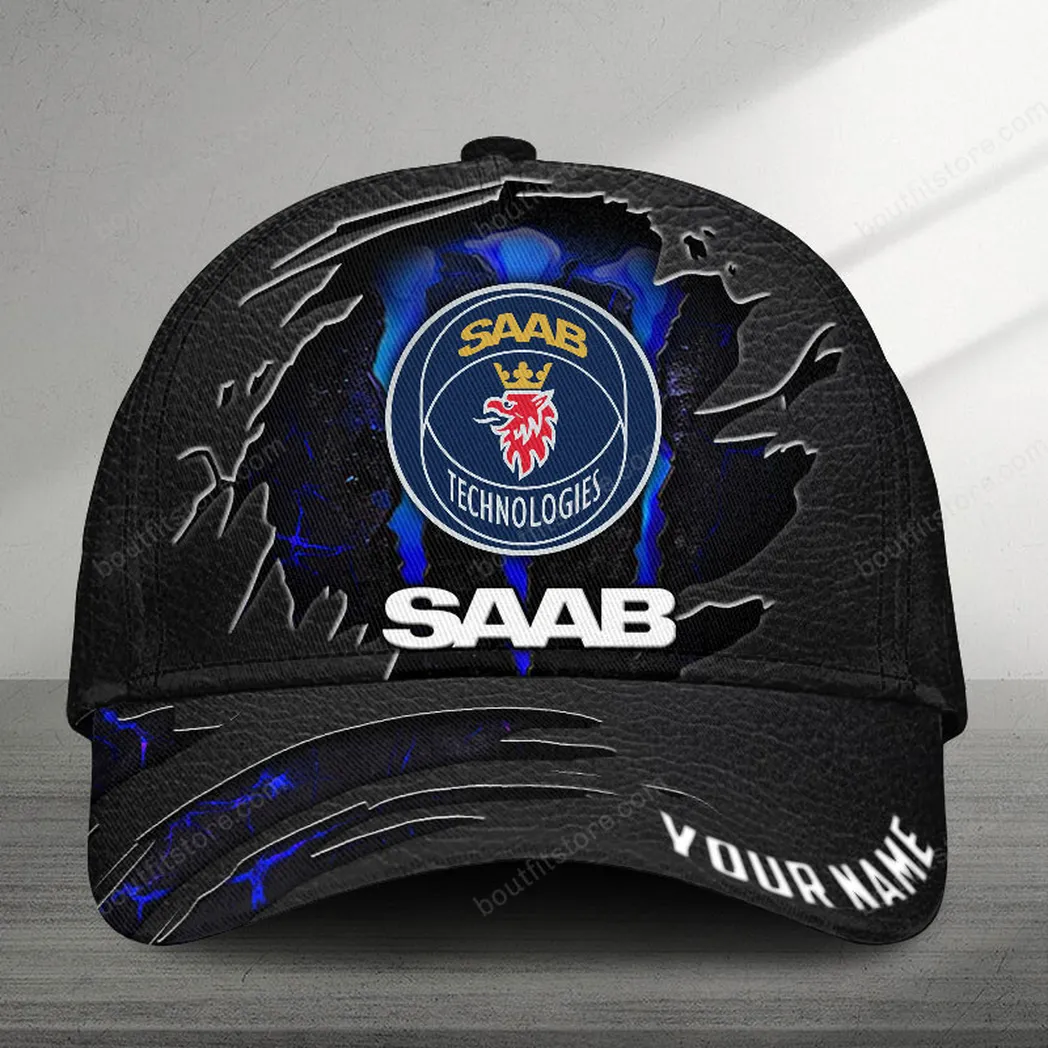 Adeenyc Saab Baseball Cap, Personalized Hat 3d Baseball Cap Classic Hat 