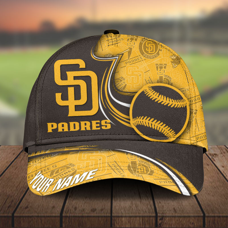 Adeenyc San Diego Padres Personalized Hats Baseball Caps Classic Caps for men, women