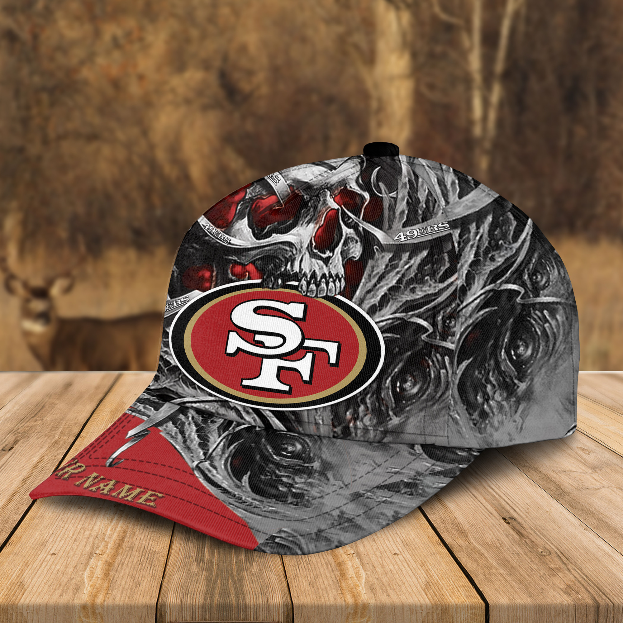 Adeenyc San Francisco 49ers NFL 3D Classic Cap Personalized Gift For Fans