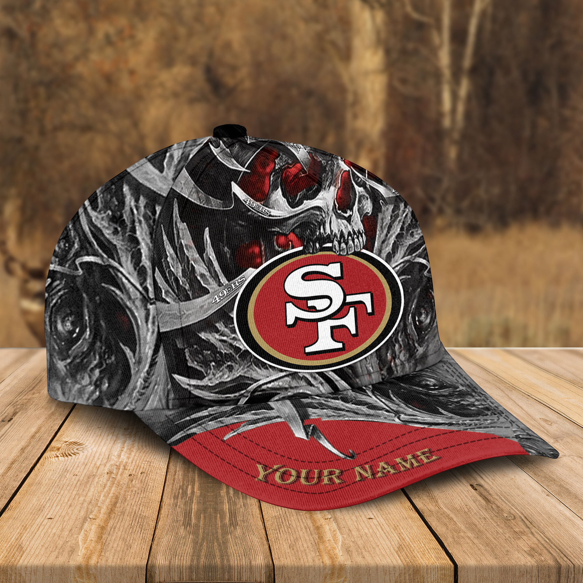 Adeenyc San Francisco 49ers NFL 3D Classic Cap Personalized Gift For Fans