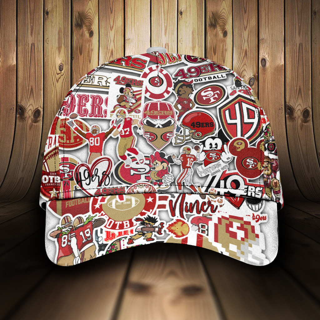 Adeenyc San Francisco 49ers NFL Personalized Hats Baseball Caps Classic Caps for men, women