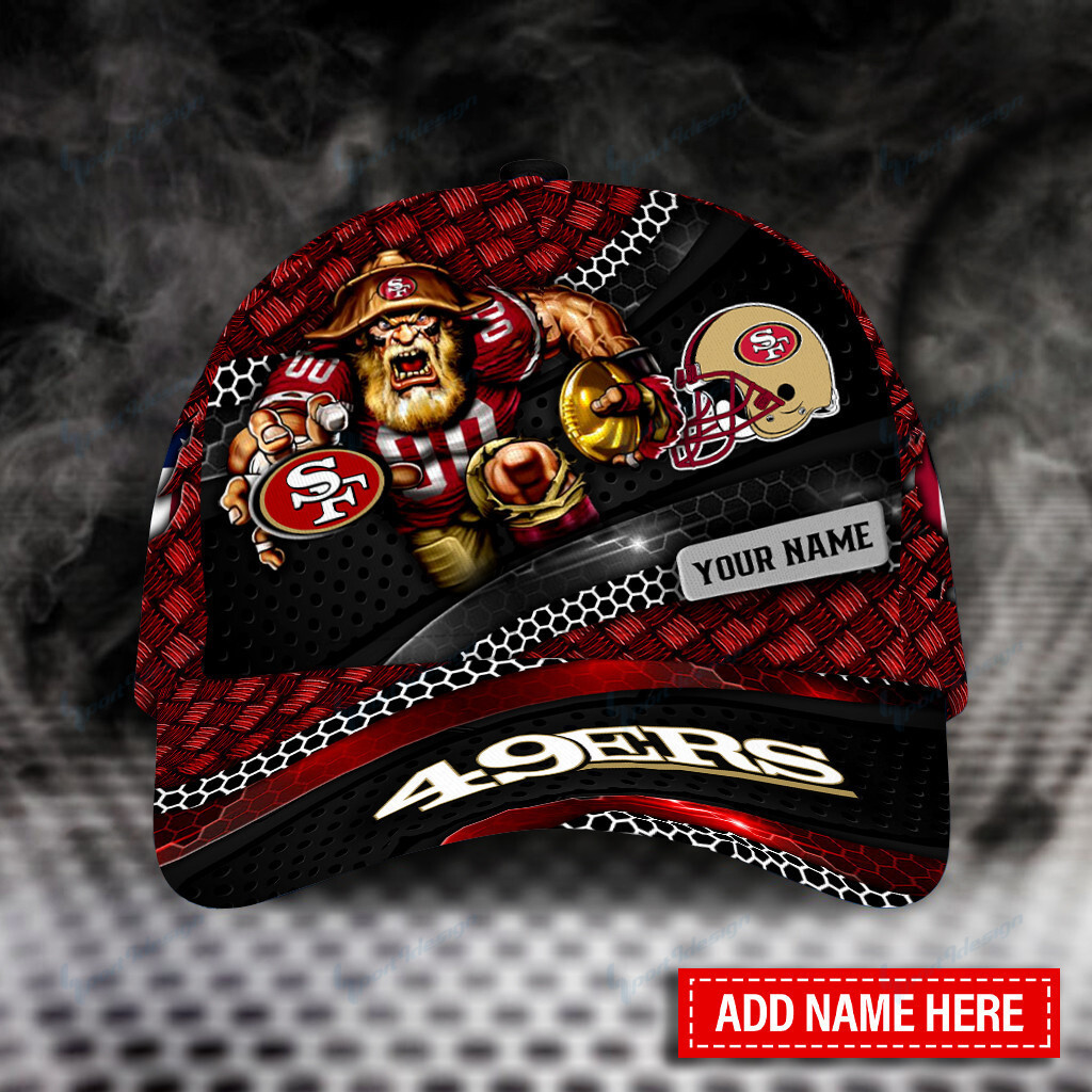 Adeenyc San Francisco 49ers NFL Personalized Hats Baseball Caps Classic Caps for men, women