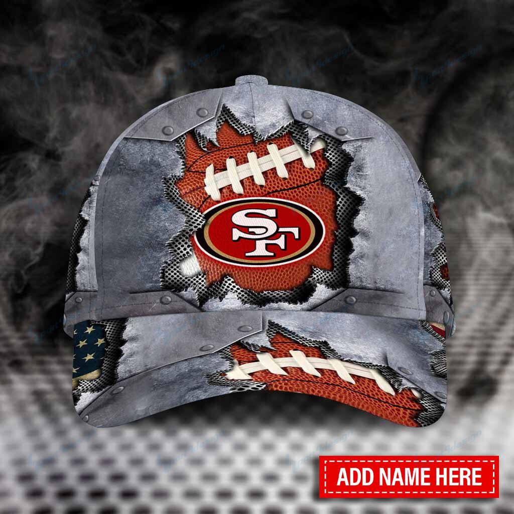 Adeenyc San Francisco 49ers NFL Personalized Hats Baseball Caps Classic Caps for men, women