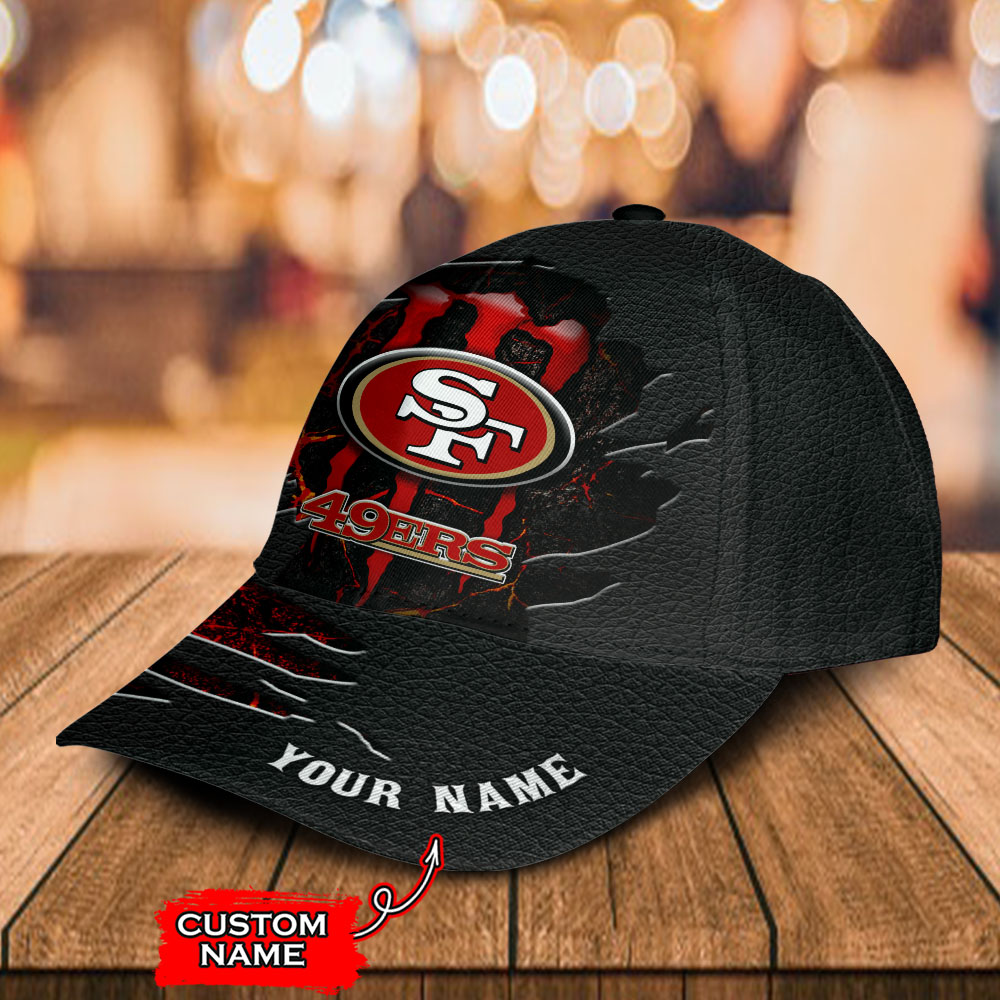 Adeenyc San Francisco 49ers NFL Personalized Hats Baseball Caps Classic Caps for men, women
