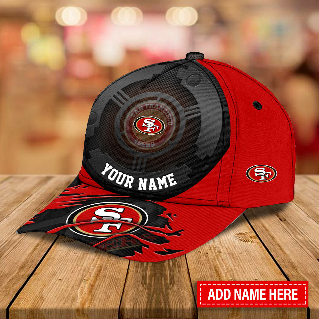 Adeenyc San Francisco 49ers NFL Personalized Hats Baseball Caps Classic Caps for men, women
