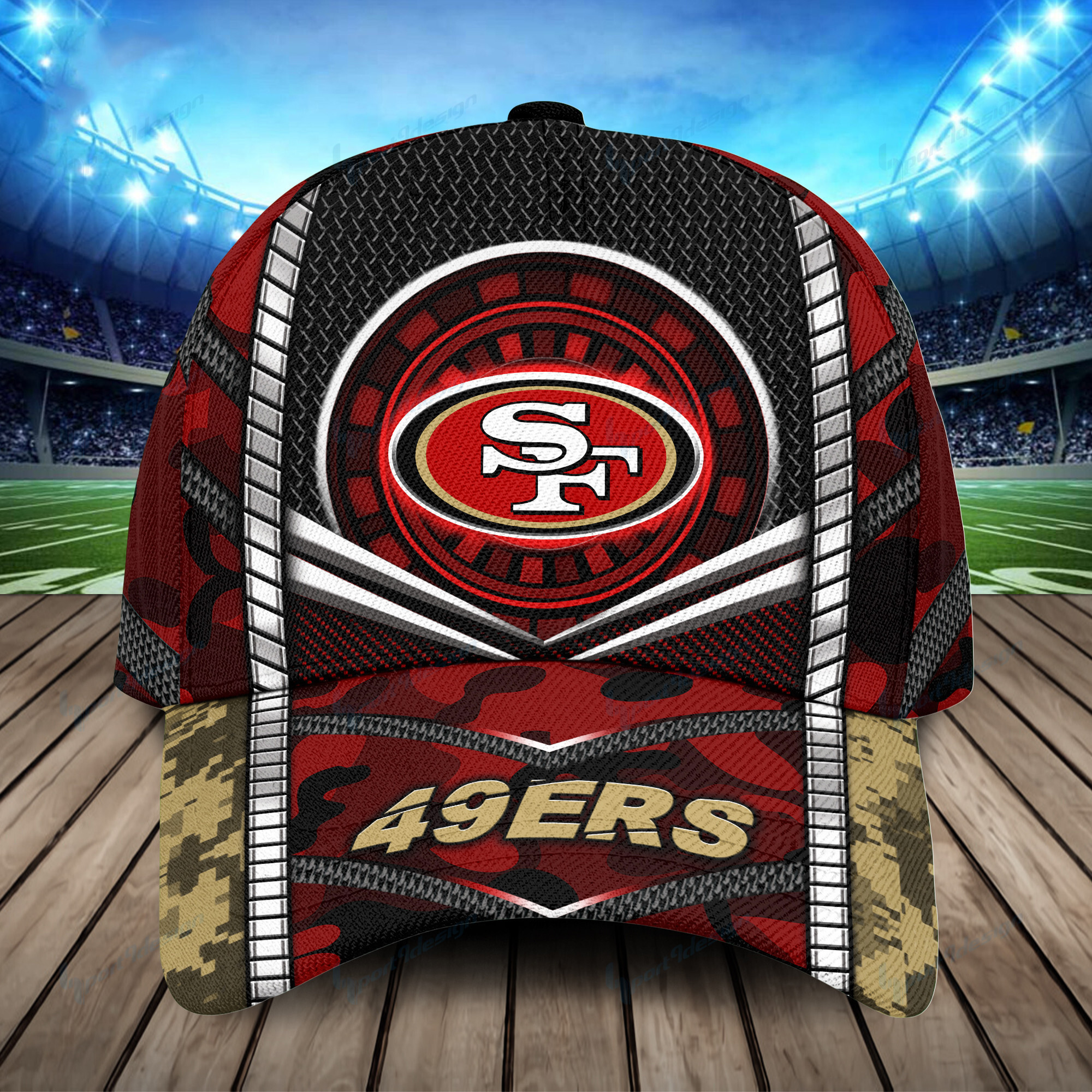 Adeenyc San Francisco 49ers NFL Personalized Hats Baseball Caps Classic Caps for men, women