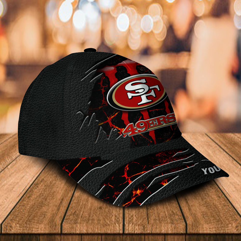 Adeenyc San Francisco 49ers NFL Personalized Hats Baseball Caps Classic Caps for men, women