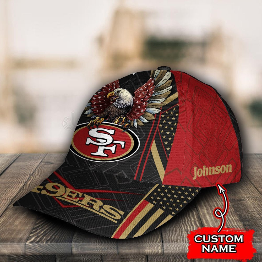 Adeenyc San Francisco 49ers NFL Personalized Hats Baseball Caps Classic Caps for men, women