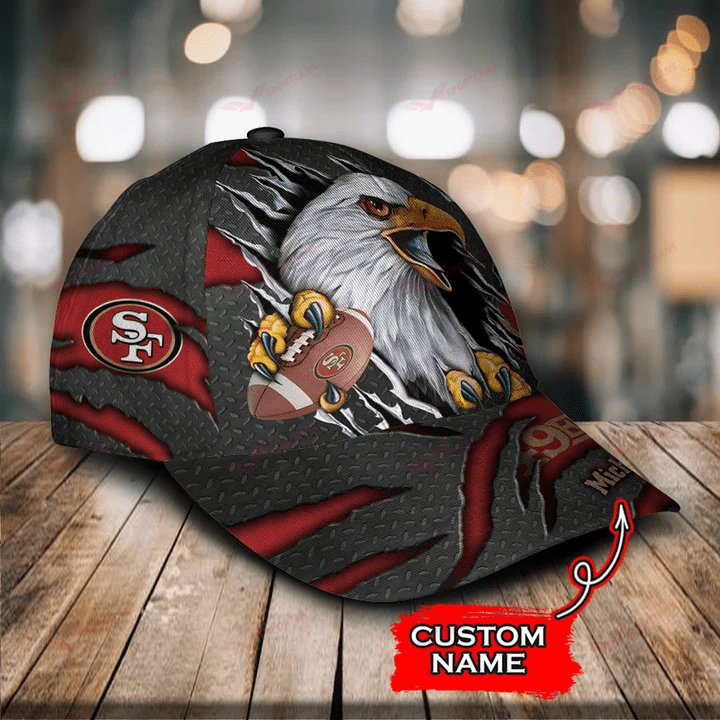 Adeenyc San Francisco 49ers NFL Personalized Hats Baseball Caps Classic Caps for men, women