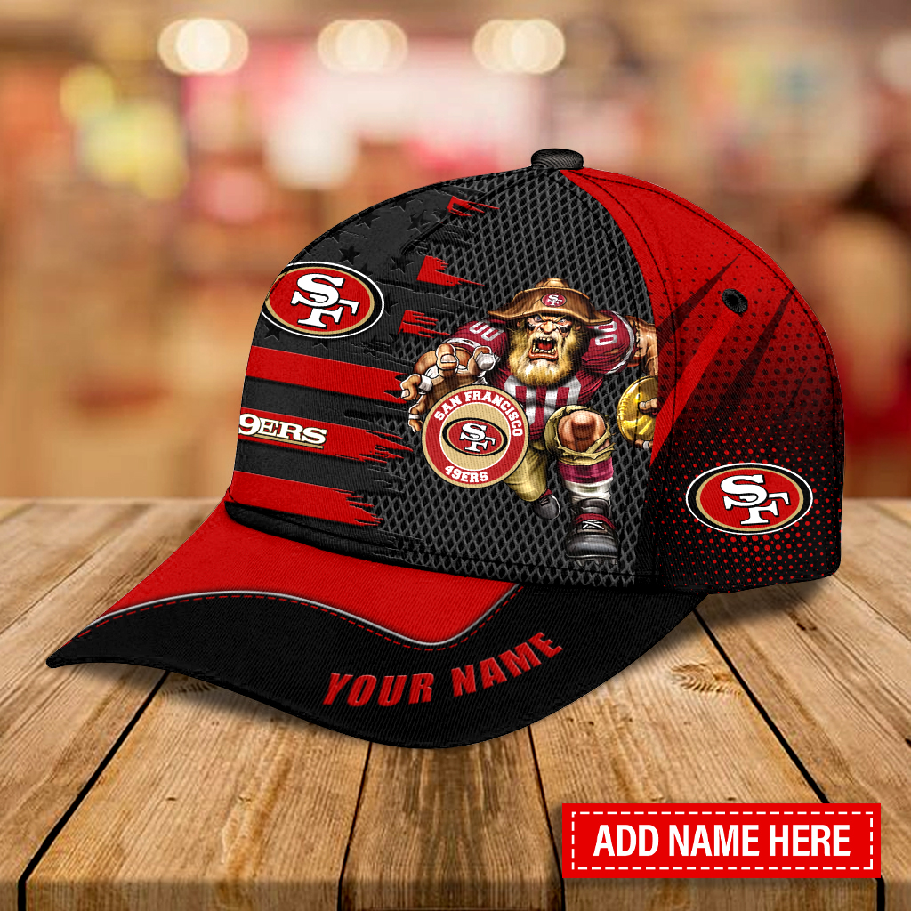 Adeenyc San Francisco 49ers NFL Personalized Hats Baseball Caps Classic Caps for men, women