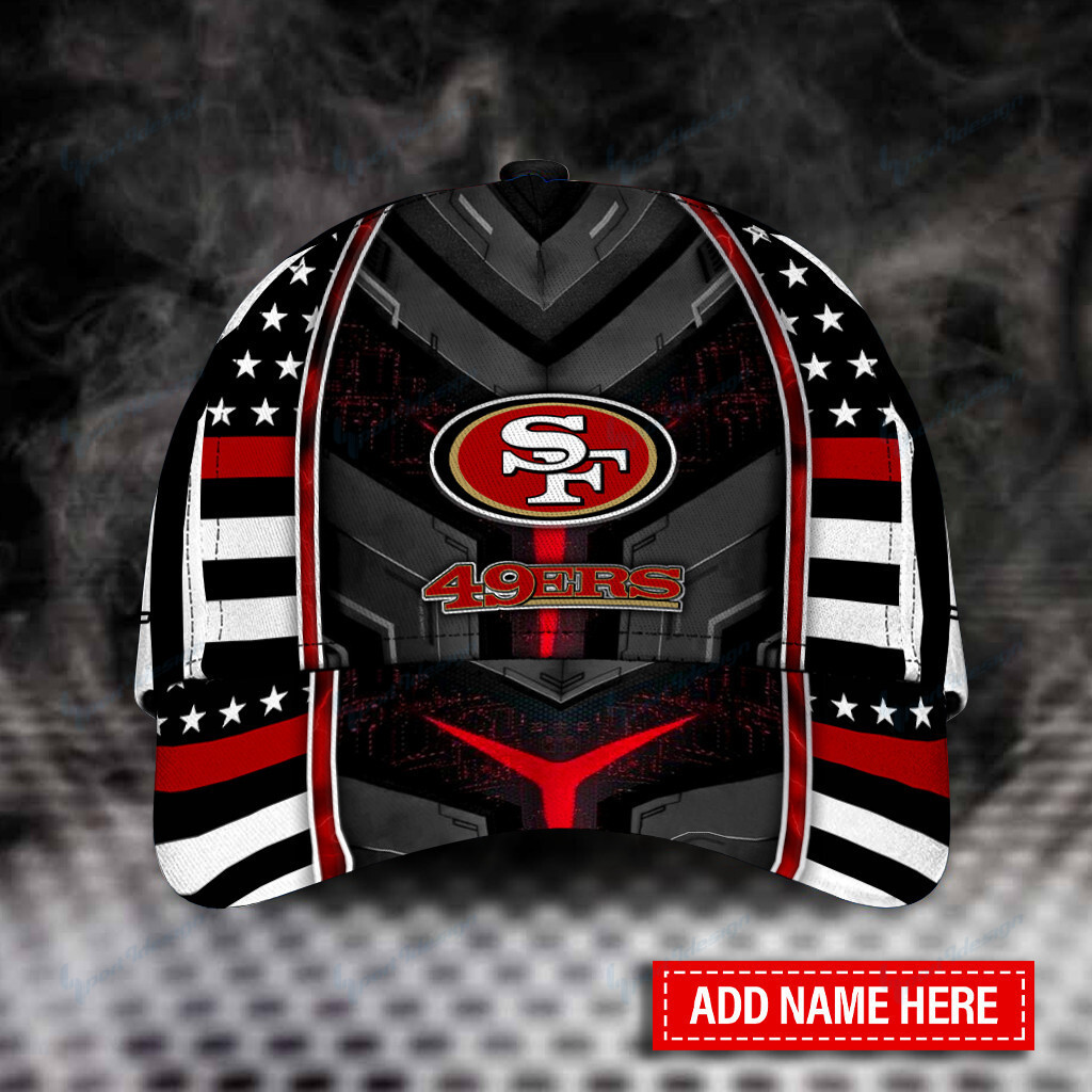 Adeenyc San Francisco 49ers NFL Personalized Hats Baseball Caps Classic Caps for men, women