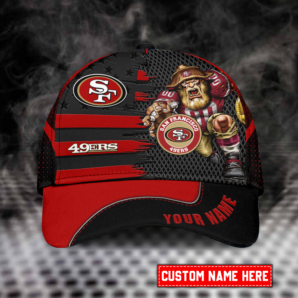 Adeenyc San Francisco 49ers NFL Personalized Hats Baseball Caps Classic Caps for men, women