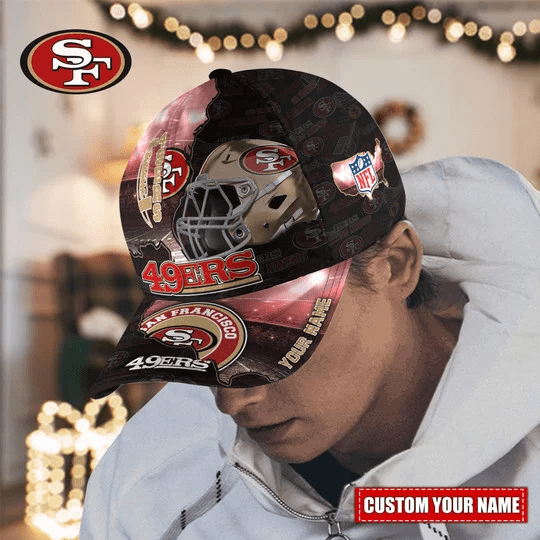 Adeenyc San Francisco 49ers NFL Personalized Hats Baseball Caps Classic Caps for men, women