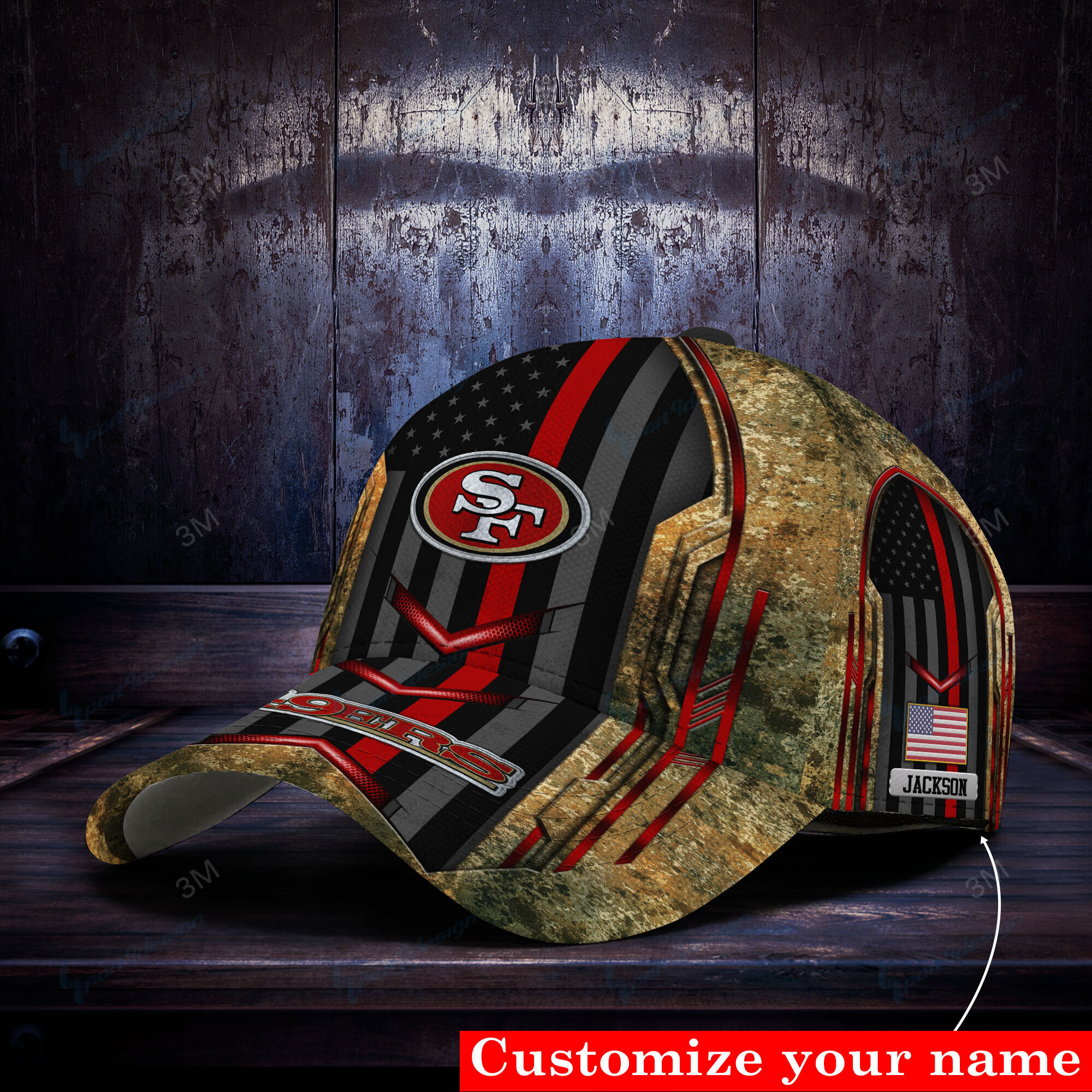 Adeenyc San Francisco 49ers NFL Personalized Hats Baseball Caps Classic Caps for men, women