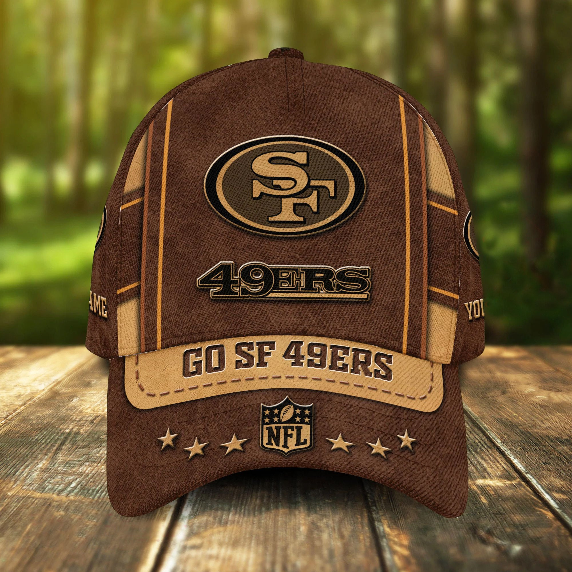 Adeenyc San Francisco 49ers NFL Personalized Hats Baseball Caps Classic Caps for men, women