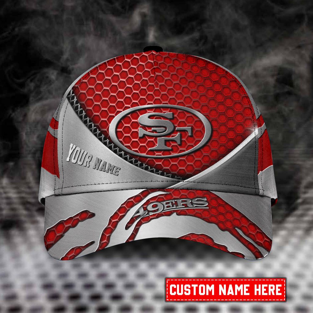 Adeenyc San Francisco 49ers NFL Personalized Hats Baseball Caps Classic Caps for men, women