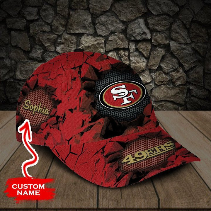 Adeenyc San Francisco 49ers NFL Personalized Hats Baseball Caps Classic Caps for men, women