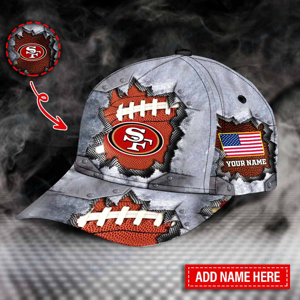 Adeenyc San Francisco 49ers NFL Personalized Hats Baseball Caps Classic Caps for men, women