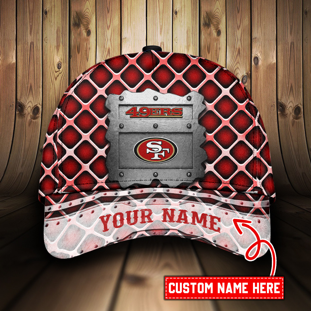 Adeenyc San Francisco 49ers NFL Personalized Hats Baseball Caps Classic Caps for men, women