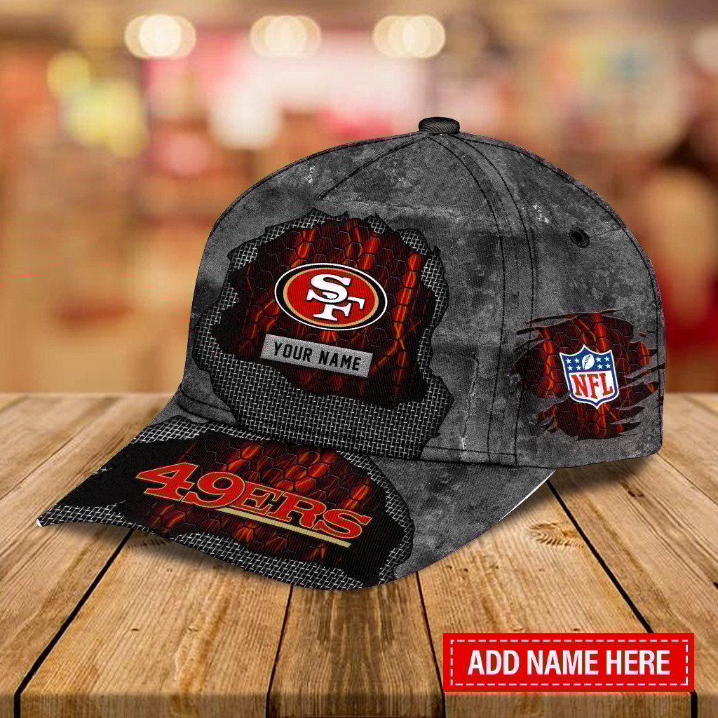 Adeenyc San Francisco 49ers NFL Personalized Hats Baseball Caps Classic Caps for men, women