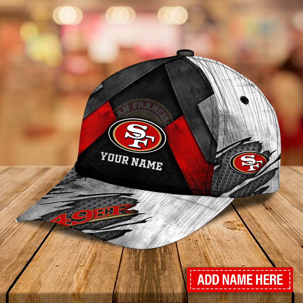 Adeenyc San Francisco 49ers NFL Personalized Hats Baseball Caps Classic Caps for men, women