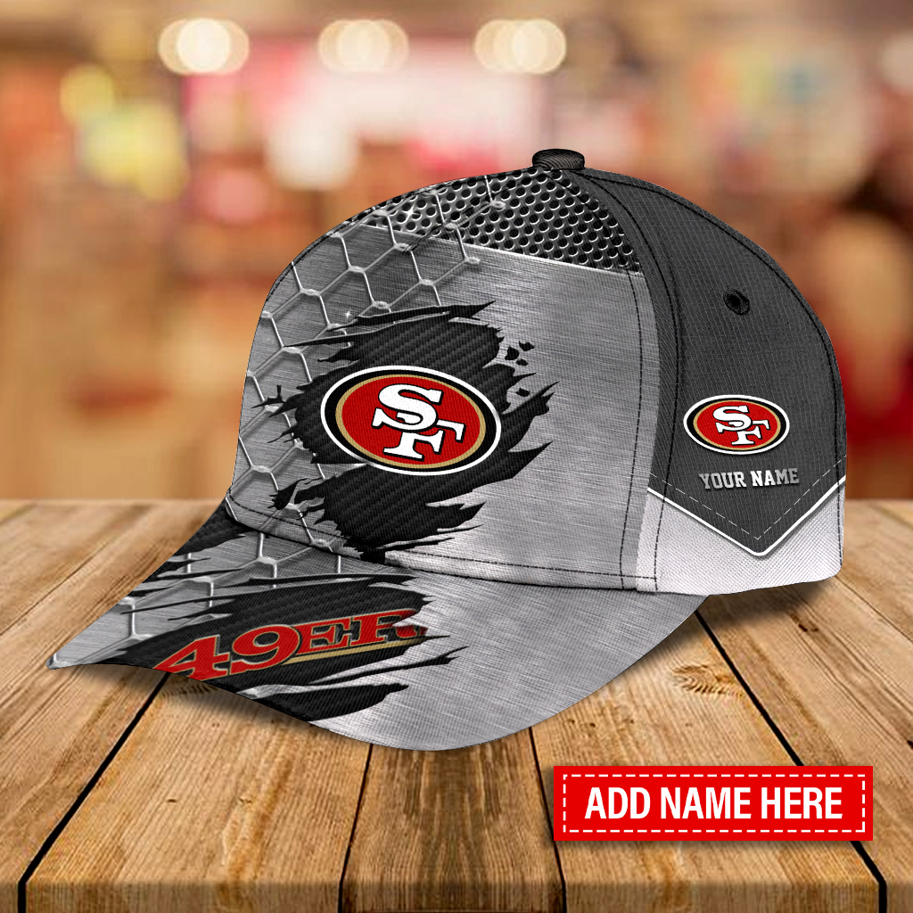 Adeenyc San Francisco 49ers NFL Personalized Hats Baseball Caps Classic Caps for men, women