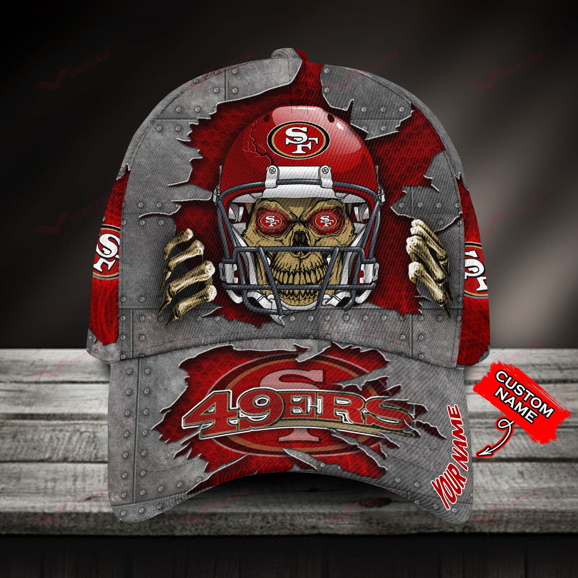 Adeenyc San Francisco 49ers NFL Personalized Hats Baseball Caps Classic Caps for men, women