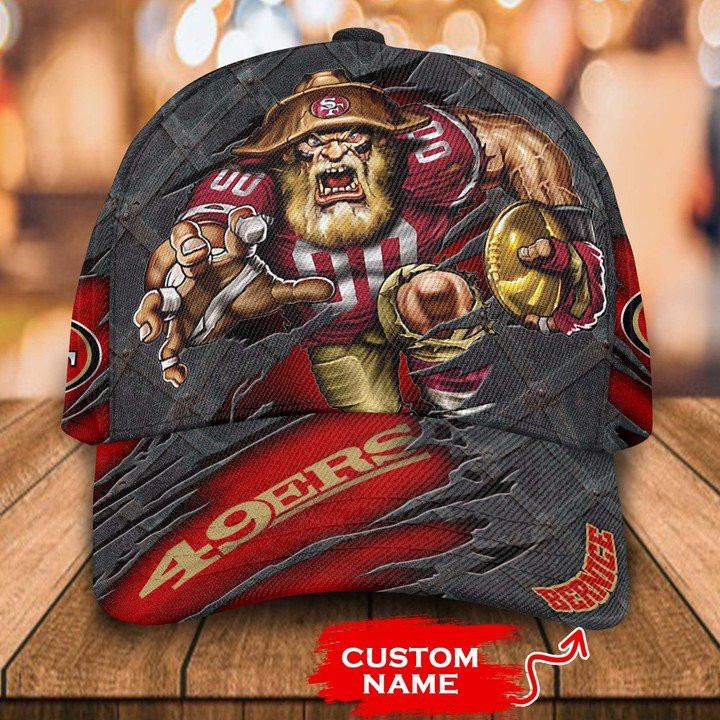 Adeenyc San Francisco 49ers NFL Personalized Hats Baseball Caps Classic Caps for men, women