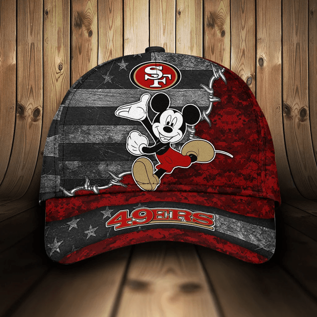Adeenyc San Francisco 49ers NFL Personalized Hats Baseball Caps Classic Caps for men, women