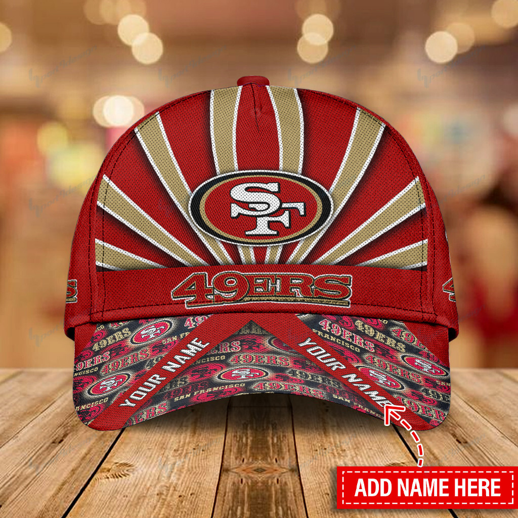 Adeenyc San Francisco 49ers NFL Personalized Hats Baseball Caps Classic Caps for men, women